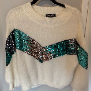 Sequin sweater size Small